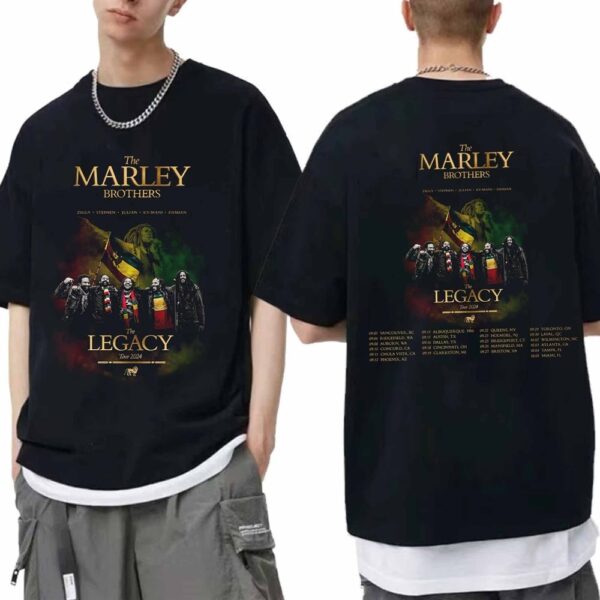 The Marley Brothers 2024 Tour Shirt The Marley Brothers Legacy Tour 2024 Shirt The Marley Brothers Fan Shirt The Marley Brothers Band Tee